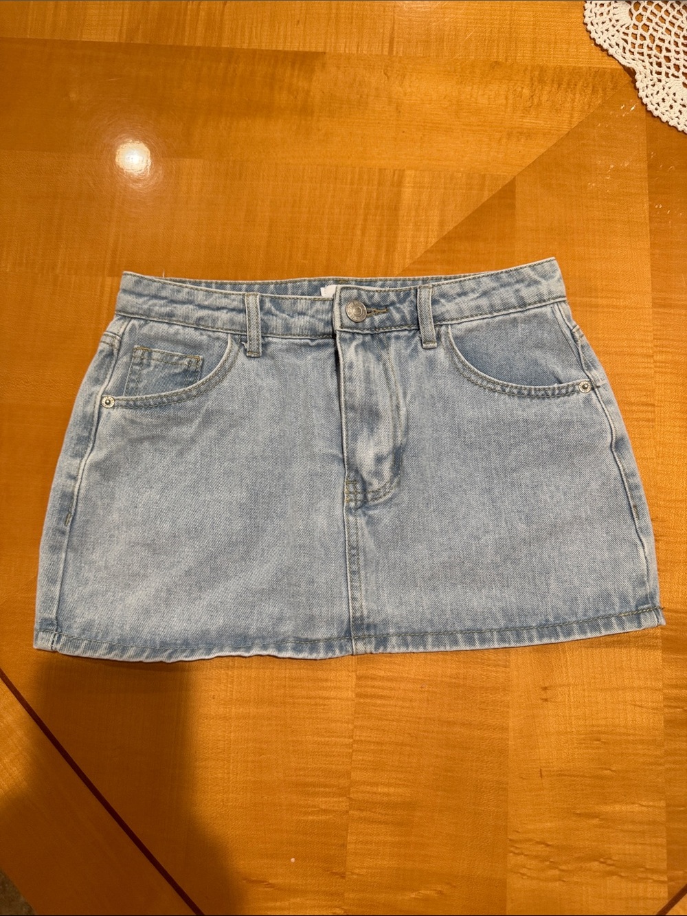 Forever 21 Light Blue Denim Mini Skirt size 2